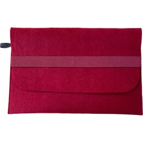 Resim Handmade MacBook Pro Kılıf Çanta 15'' Için Bordo 
