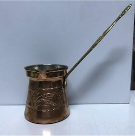 Resim İşlemeli Klasik Cezve No:2 Kırmızı 