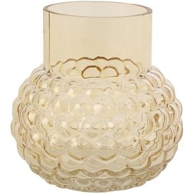 Resim Vitale Püskürtme Sarı Cam Vazo 1 15 15 15 Cm Ak.jk0003 Diğer 