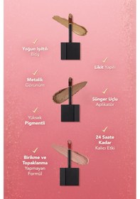 Resim Flormar Metalik Likit Göz Farı (Lila) - Shimmer & Shine Liquid Shadow - 002 Soft L- 8682536003100 