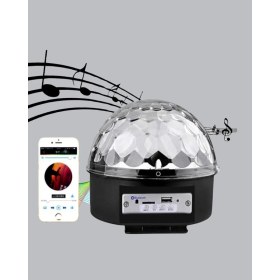 Resim Store Mania Ieg™ Ritim Hassasiyetli Bluetooth Hoparlörlü Disko Işığı Döner LED Efektli 