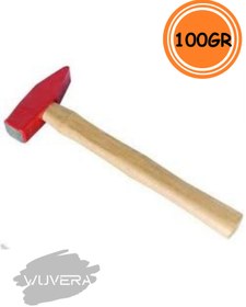 Resim WUVERA 100 gr Boyalı Çelik Çekiç – Ev, Atölye ve Hobi İşleri İçin Hafif El Aleti 