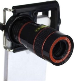 Resim 8X Zoom Optik Teleskobu,Geniş Açı Lens Iphone Için Yakından Kamera Çekme Dürbün 