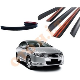 Resim Honda City 09-12 Uyumlu Bagaj Üstü Spoiler Mat Siyah 