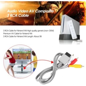 Resim Feza Nintendo Wii 3 Renkli Av Kablosu 