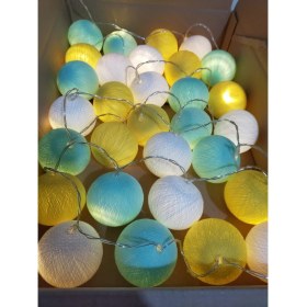 Resim Işıklı Toplar Türkiye Beyaz Yeşil ve Sarı Işıklı Toplar 