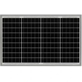 Resim 55W Watt Monokristal Güneş Paneli Lexron 