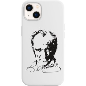 Resim Loov Iphone 13 Uyumlu Kemal Atatürk Imzalı Baskılı Lansman Telefon Kılıfı 