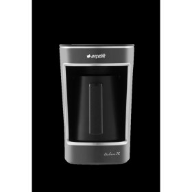 Resim Antrasit Renkli Elektronik Kahve Makinesi, Pratik ve Şık Tasarım 