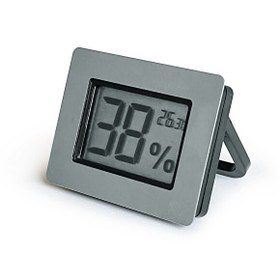 Resim Aek-Tech Metal Çerçeve Dijital Higrometre Termometre Nem Ölçer Humidor Puro Kutusu 