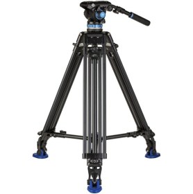 Resim Benro A-573TBS6Pro Hidrolik Profesyonel Video Tripod Kit 