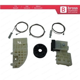 Resim Hyundai I30 MK2 GD GDE 2011-2017 5-Kapı İçin Ön Sağ Cam Kriko Set 