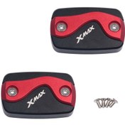 Resim Dinosaurs Xmax Logosu Kırmızı Yamaha Yamaha Xmax3002 015-2018 Modifiye Fren Yağı Deposu Kapağı Pompa Kapağı Yağ İçin Uygundur Gosterildigi Gibi 