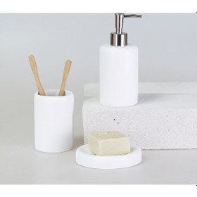 Resim Victoria Diş Fırçalık Beyaz 