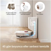 Resim Dreame Vaccumix Bot D10 Plus Akıllı Robot Süpürge . 4000 PA , HEPA FİLTRE , 0.4 Litre 