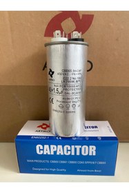 Resim Artiko Klima Kondansatör 40+1.5 Uf 450 V AC Kapasitör Cbb65 