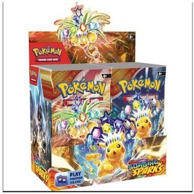 Resim Pokemon Kart "burging Sparks" 1 Pack 10 Adet Kart Pokemon Kartlar 
