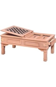 Resim Bendegan Rustik Tavla Sehpa 