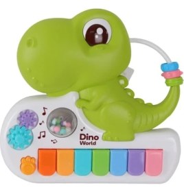 Resim 8891-1B Renkli Inekli Çıngırak Piyano 