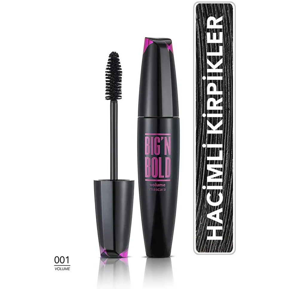 Hacim Veren Maskara Siyah - Big N Mascara - 001-8682536040402 0 Fiyatı ve Özelliklerı - Badem