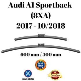Resim Audi A1 Sportback 8xa 2017 2018 Uyumlu Ön Cam Silecek Süpürgesi Takımı 600/400mm Silbak Sb2416c2 