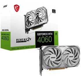 Resim Msı Geforce Rtx 4060 Ventus 2x Whıte 8g 8gb Gddr6 Dlss 3 Ekran Ka 