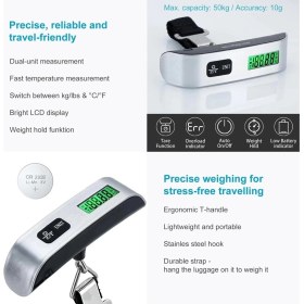 Resim The Gencoo Elektronik El Bagaj - Valiz Tartısı , Bavul Kantarı 