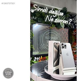 Resim Apple iPhone 15 Pro İkinci El TR | 256 GB | Natürel Titanyum 