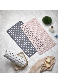 Resim Bubble Banyo Ve Duş Kaydırmaz Duş Paspası Gri 