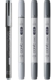Resim Cıao Shade Set, Dark Cool Gray, 4 Pcs 