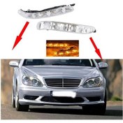 Resim Lasonstiges 1 Çift Araba Dikiz Aynası Sticker Mercedes-benz W215 Cl-coupe 2003-2006 2208200521 2208200621 