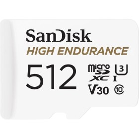 Resim Metra Shop Çizgi Kamera ve Ev Izleme Sistemleri Için Adaptörlü 512GB Yüksek Dayanıklılık Video Microsdxc Kartı - C10, U3, V30, 4K Uhd, Micro Sd Kart - SDSQQNR-512G-GN6IA 