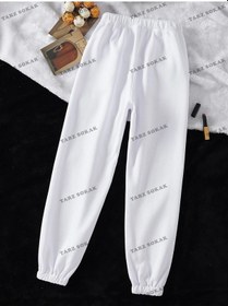 Resim Bay-bayan 4 Mevsim Eşofman Altı Modellerimiz Kod-8762 Beyaz 