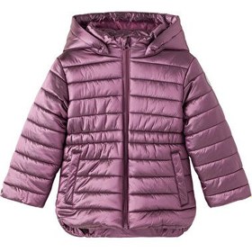 Resim Name İt Açık Mor Kız Bebek Fermuarlı Uzun Kollu Düz Mont NMFMADIA PUFFER JACKET1 