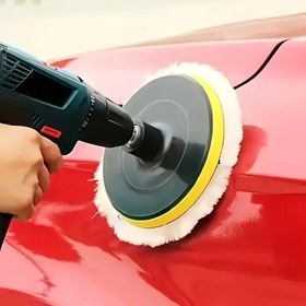 Resim Endüstriyel 6 Parça Cilalama Kiti - Dayanıklı Plastik Yüksek Yoğunluklu Köpük Pedler ve Premium Cila Tekerlekleri ile Araç Tampon Matkap Aksesuarı - Temel Araç Detaylandırma ve Boya Bakım Seti 