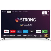 Resim MT65EG8000F 65" 165 Ekran 4K Ultra HD Uydu Alıcılı Ultra İnce Çerçeve Smart Google TV Strong