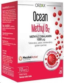 Resim Ocean methyl b12 10 ml - takviye edici gıda 