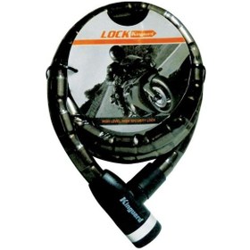 Resim Motosiklet Taıwan Kilit Halat Bilyalı 25 1500mm Motor Kilit 