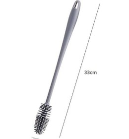Resim Silikon Şişe Biberon Emzik Temizleme Fırçası 30 Cm 1 Adet 