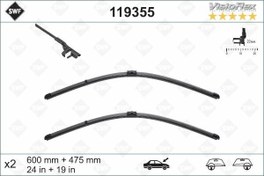 Resim x SİLECEK SÜPÜRGESİ ÖN GOLF5-JETTA-CADDY 600 x 475 mm 