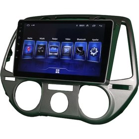 Resim Hyundai İ20 2008-2010 9 İnç 4-32 Pro Model Qled Ekran 9" 