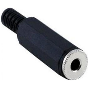 Resim 3.5 Mm Stereo Dişi Plastik Jack Fiş 