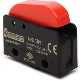 Resim Emas MN2TIP1 ,KONTAK-1A1K Buton Mini Sivic 