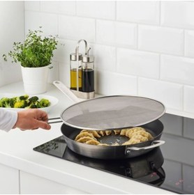 Resim IKEA Yağ Sıçratmaz Çap:34 Cm Paslanmaz Çelik 