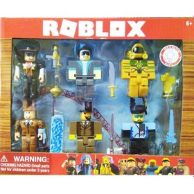 Resim Roblox Figürleri Aksesuarlı Kutulu Roblox 6 Lı Figür 