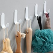 Resim Shenzhen Xin Xin 5 Adet Kendinden Yapışkanlı Duvar Kancası - Beyaz (Yurt Dışından) 