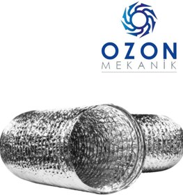 Resim Flexiva Air Alüminyum Esnek Hava Kanalı Çap 203mm 10 Metre 
