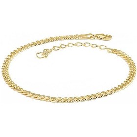 Resim Gurmet Gümüş Halhal Uzatmalı Gold Gümüş 