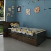 Resim Myniture Home & Living Trend Yavrulu Karyola Q4016-6 Antrasit Ceviz 