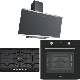 Resim Franke Fpj 915 V Bk/ss Davlumbaz Fhng 905 4g Tc Bk Ocak Fma 86 H Bk Fırın Siyah Ankastre Set 